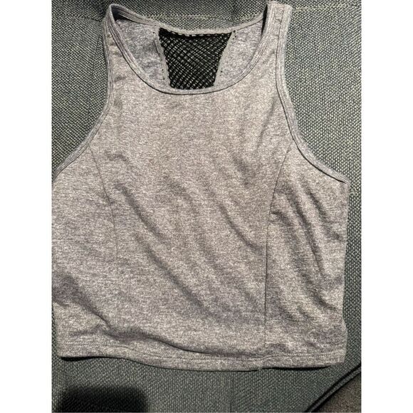 Celestial Bodiez CB Collective Riot Tank Gray Crop Tank Top / Sports Bra Medium - Picture 4 of 11